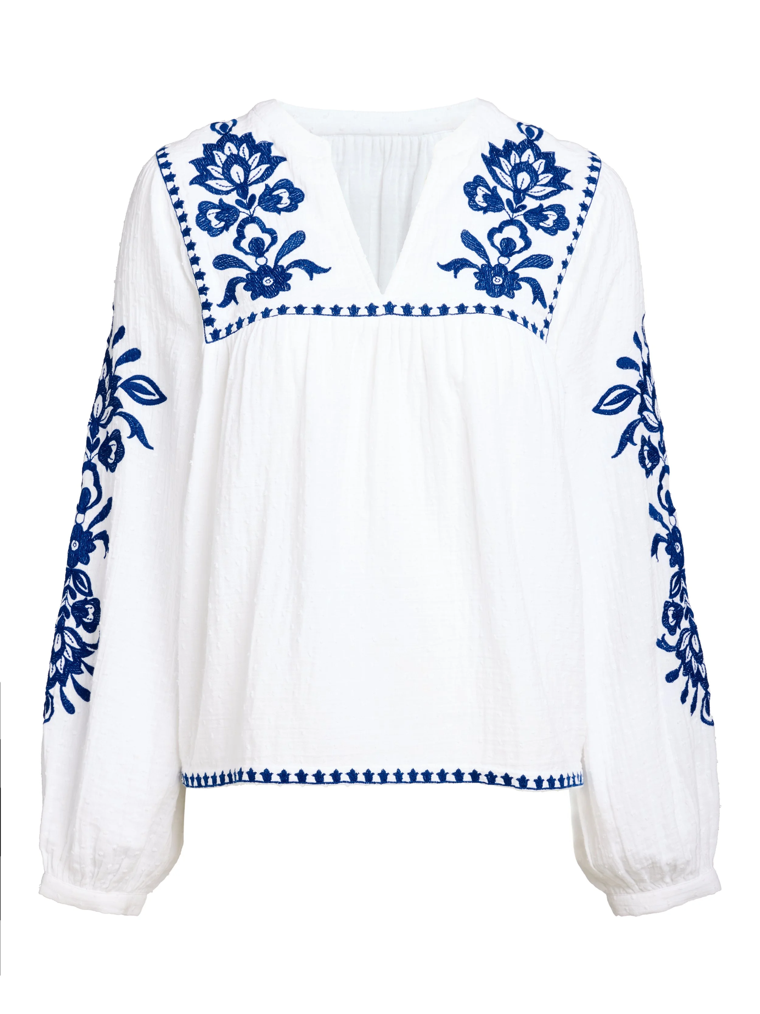 Tu Boho Broiderie White and Navy Top £24.jpg