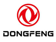 Red circular logo with abstract intersecting lines and the word 'DONGFENG' below.