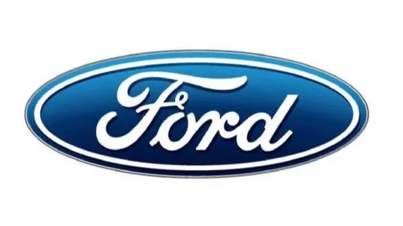 Ford logo with blue oval and white script text