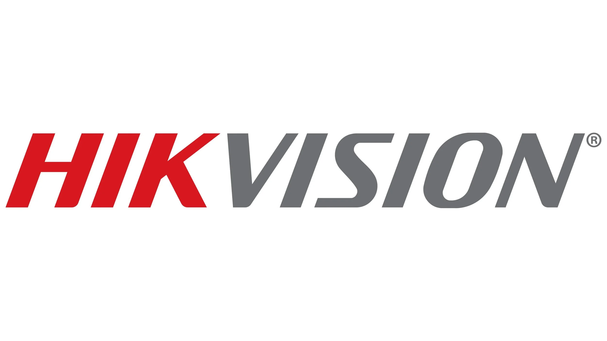 HIK VISION logo with red and gray text on a white background