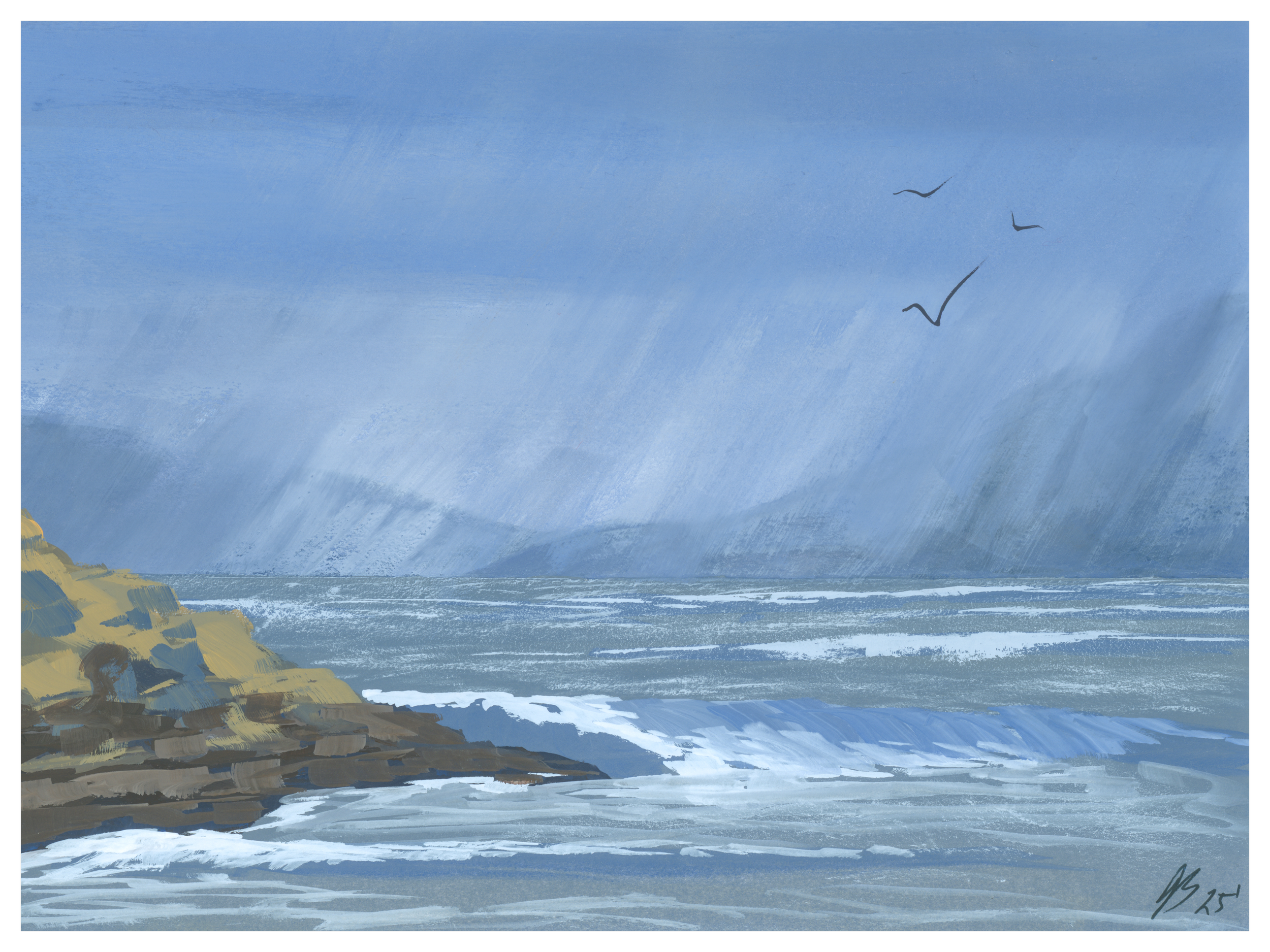 Stormy Skies at Dodges Ferry, Tasmania