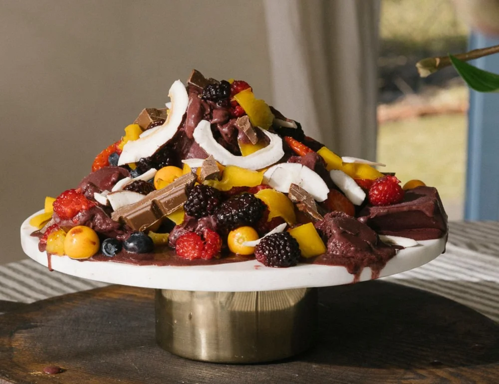 Açaí used in cakes and desserts