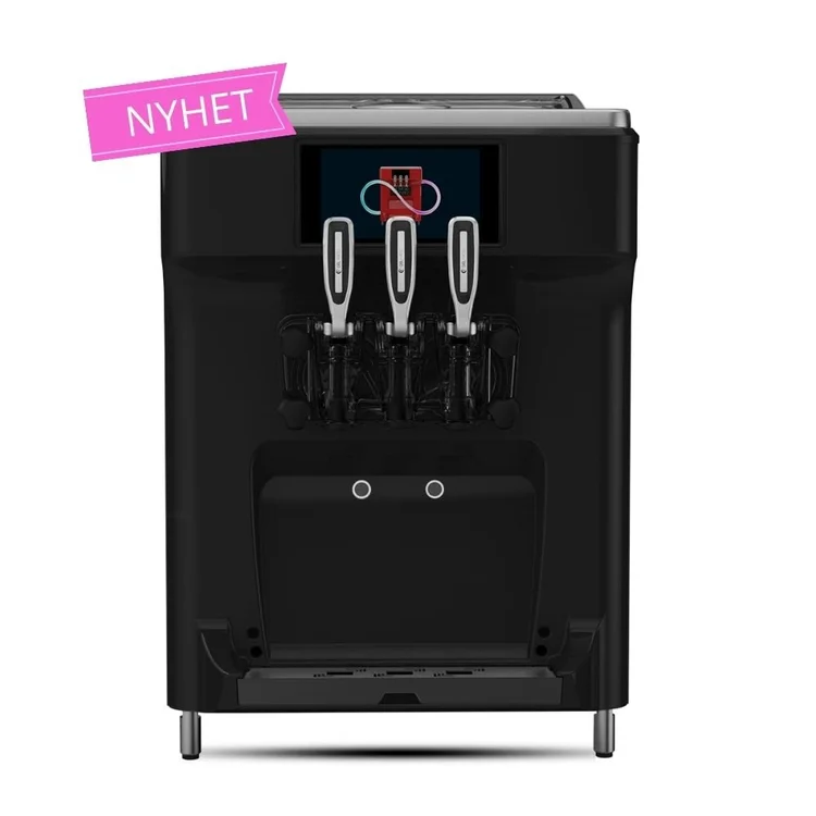 Gel Matic Giotto 21 PM i sort, tosmaksmaskin med pumpe og twist
