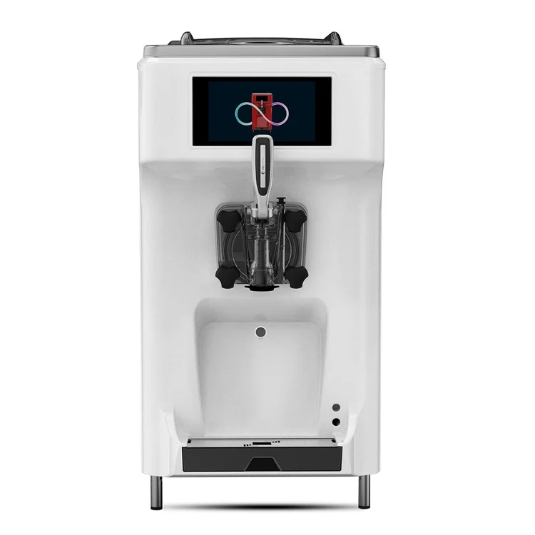 Gel Matic Giotto 12 GR i hvitt, gravity soft serve-maskin