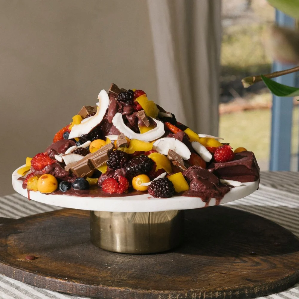 Açaí kake på kakefat – Isdalen