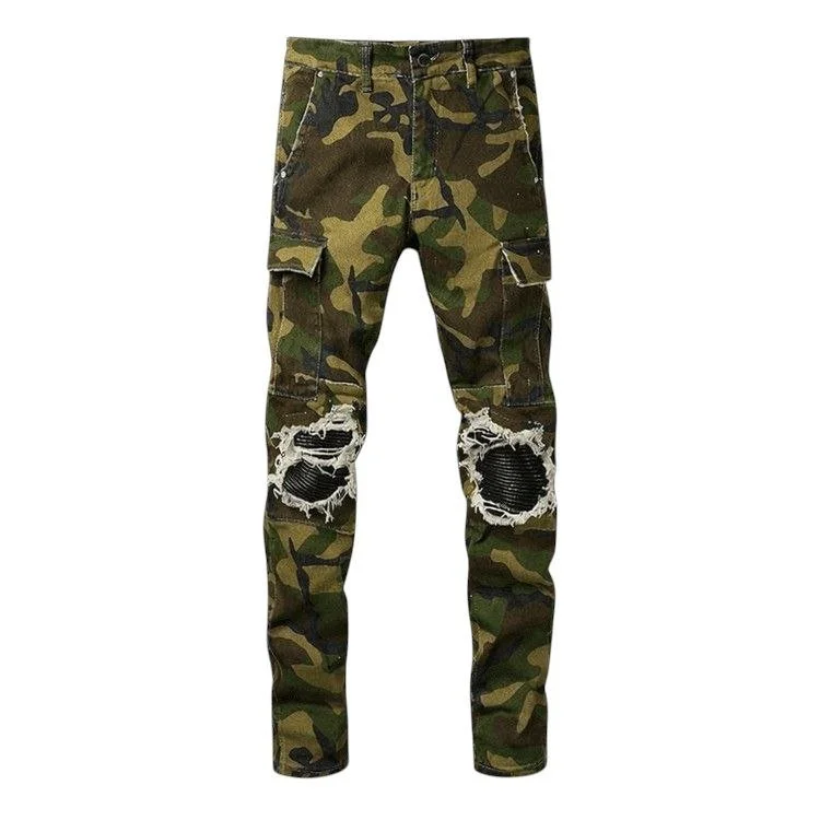 Camo Patch Jeans