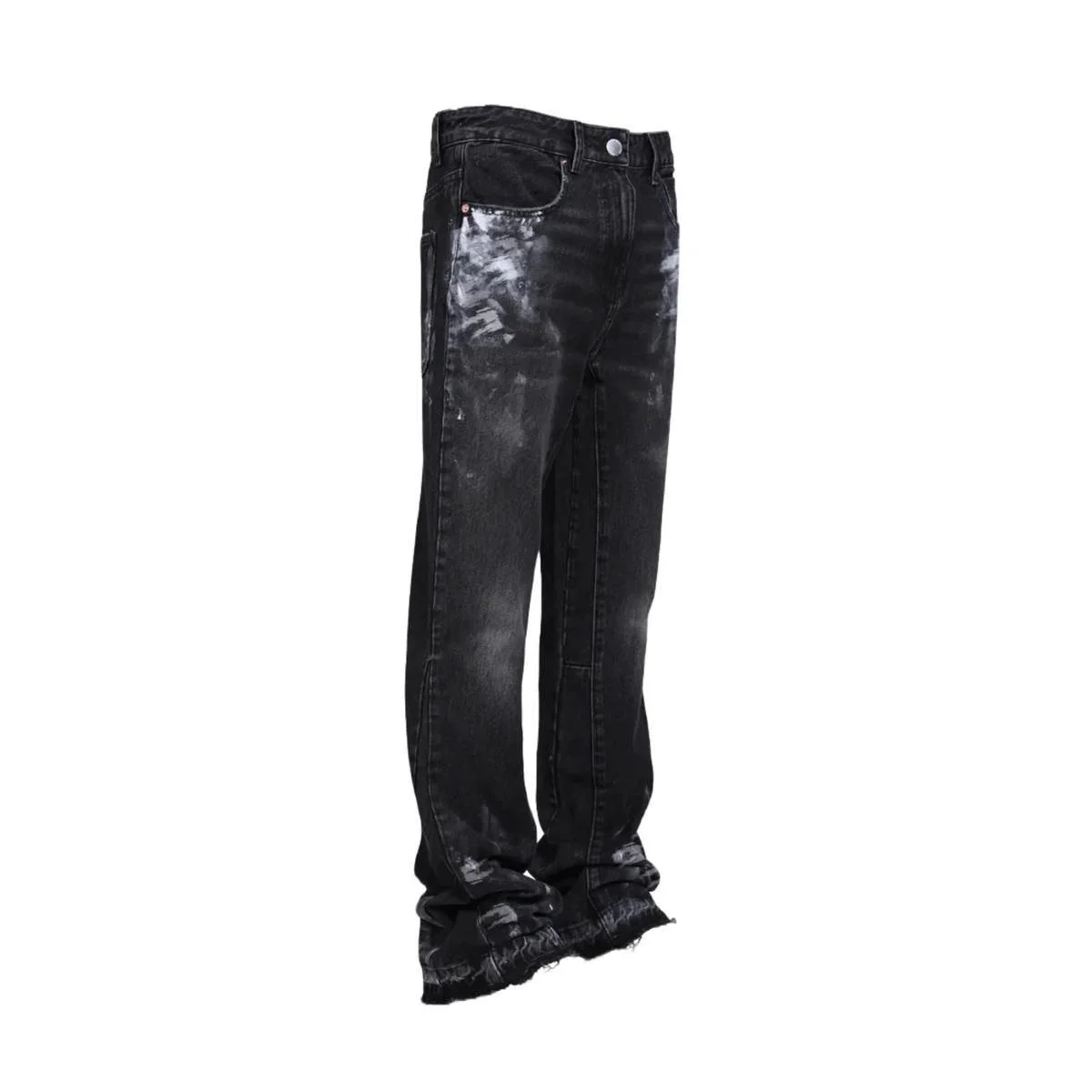 Ash Black Flare Jeans