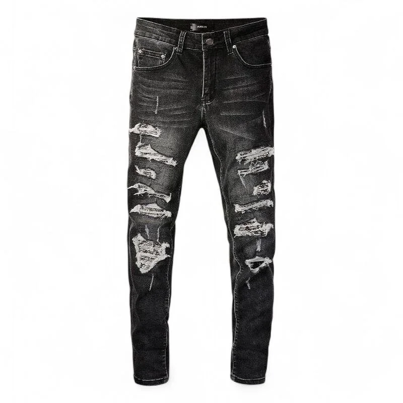 Black Bloom Jeans