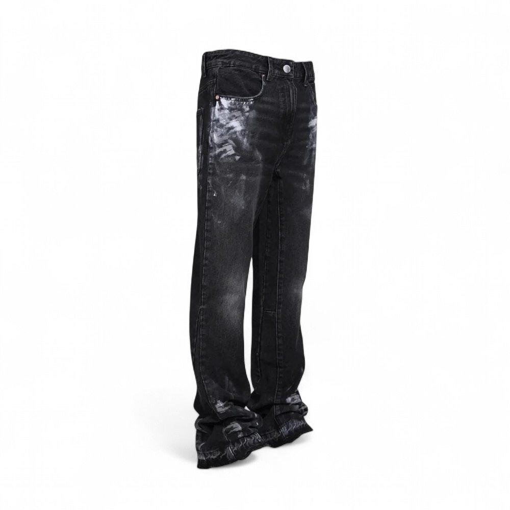 Ash Black Flare Jeans