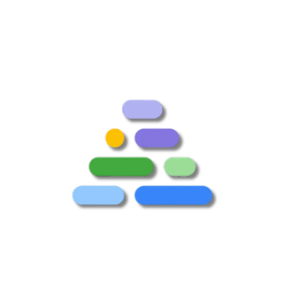 Multicoloured logo illustrating a process with various steps and decision points, connected by arrows.
