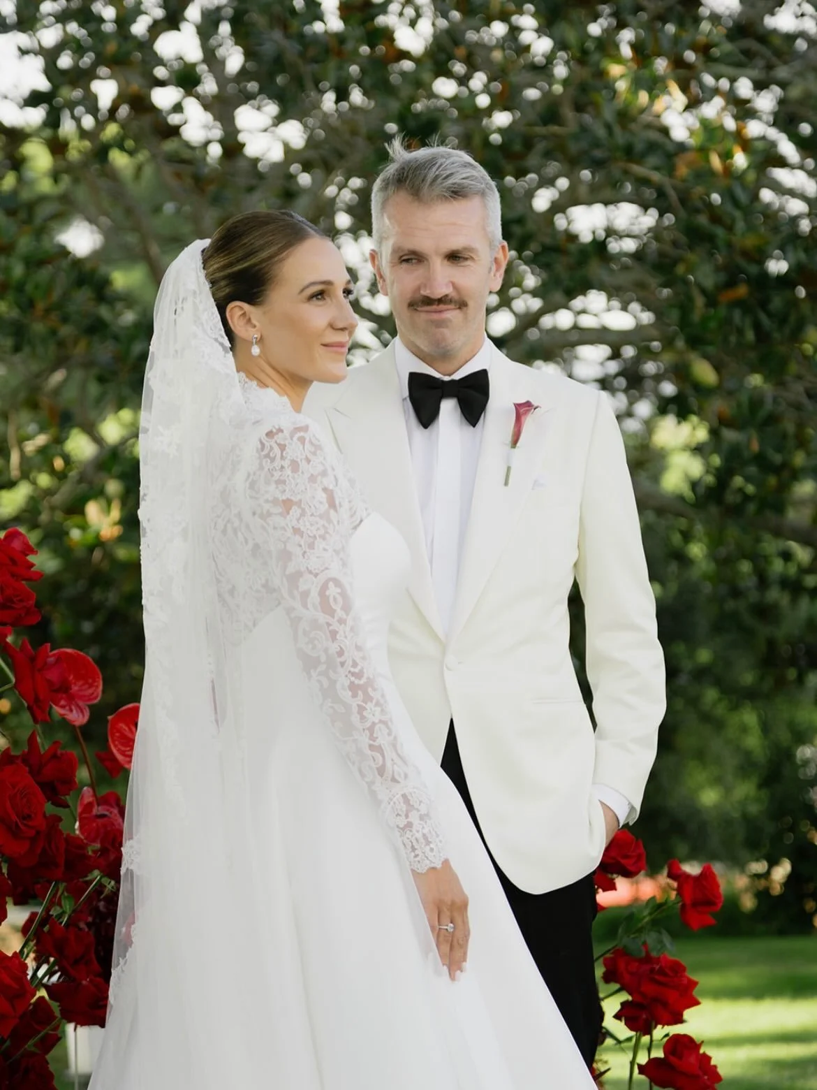 Happy first wedding anniversary my love. 🤍

It&rsquo;s almost impossible to believe it. The best day of my life. I would relive it over &amp; over if I could! 

And a thousand thank yous to the team that worked so hard to bring our dream to life. Th