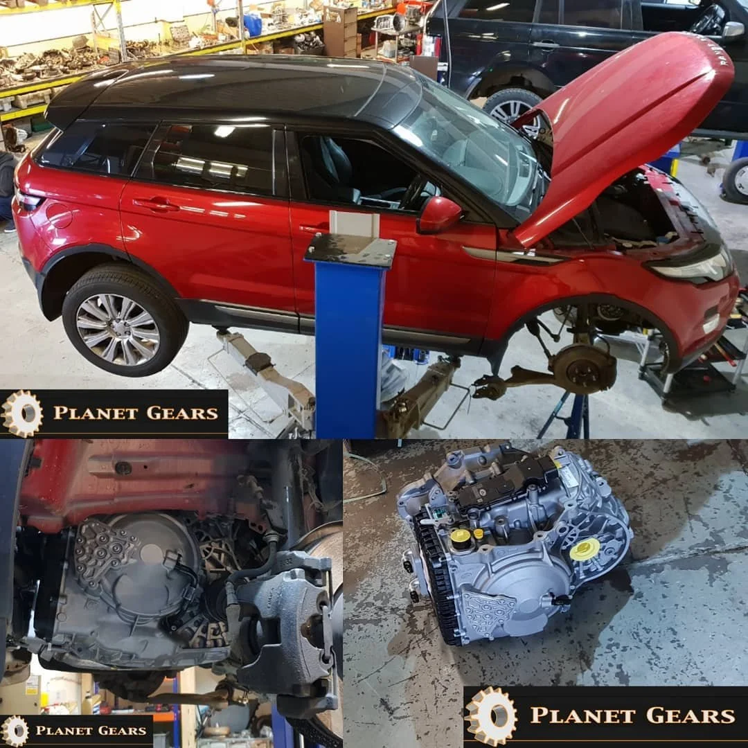 2014 Evoque having it's new ZF 9 speed gearbox fitted 👌

#planetgears #rangerover #evoque #zf #gearbox #peterborough