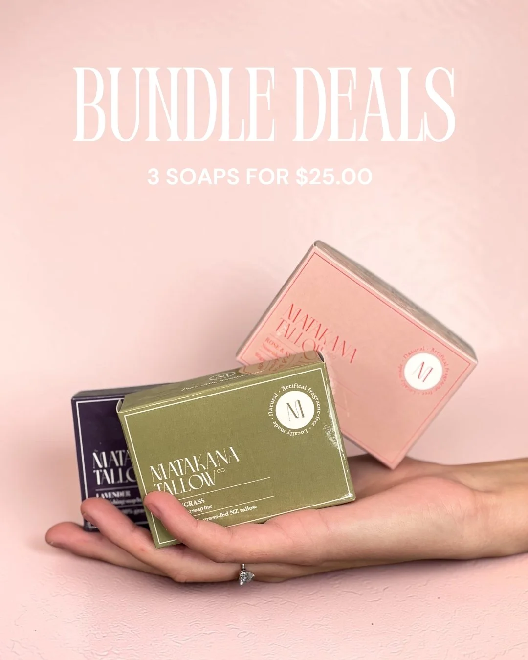 Nourishing Tallow Soap Bundle