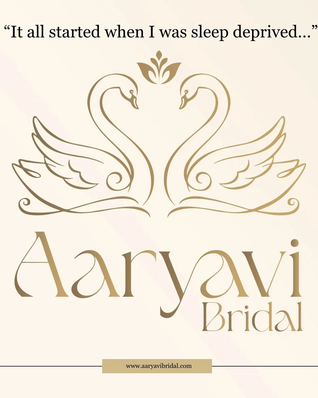 It all started in that quiet, blurry season of motherhood&hellip;. I somehow found clarity in the chaos, the idea of Aaryavi was born. 
A space where every Sri Lankan bride in New Zealand could feel seen, honoured, and deeply connected to her roots.

