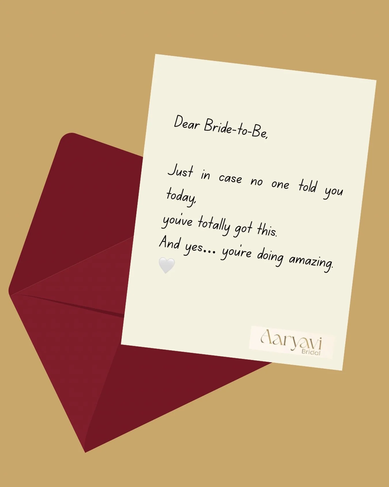 Wedding planning can feel overwhelming, 
Dear bride-to-be, let this be your gentle reminder.
Take a breath, Keep calm &amp; Trust the process&hellip; you&rsquo;ve totally got this. 🤍✨