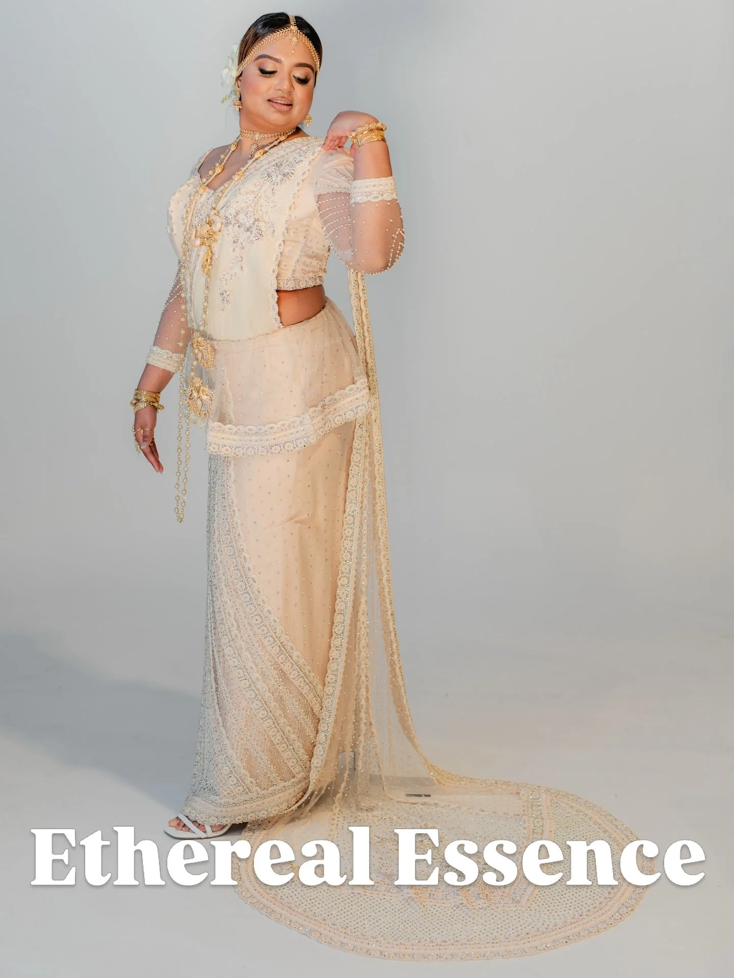 Ethereal Essence ✨
A Kandyan bridal made for the bride who dares to embrace colour, who isn&rsquo;t confined to just white or gold, but carries tradition with her own vibrant touch.
Soft hues, regal detail, timeless heritage&hellip; reimagined for th