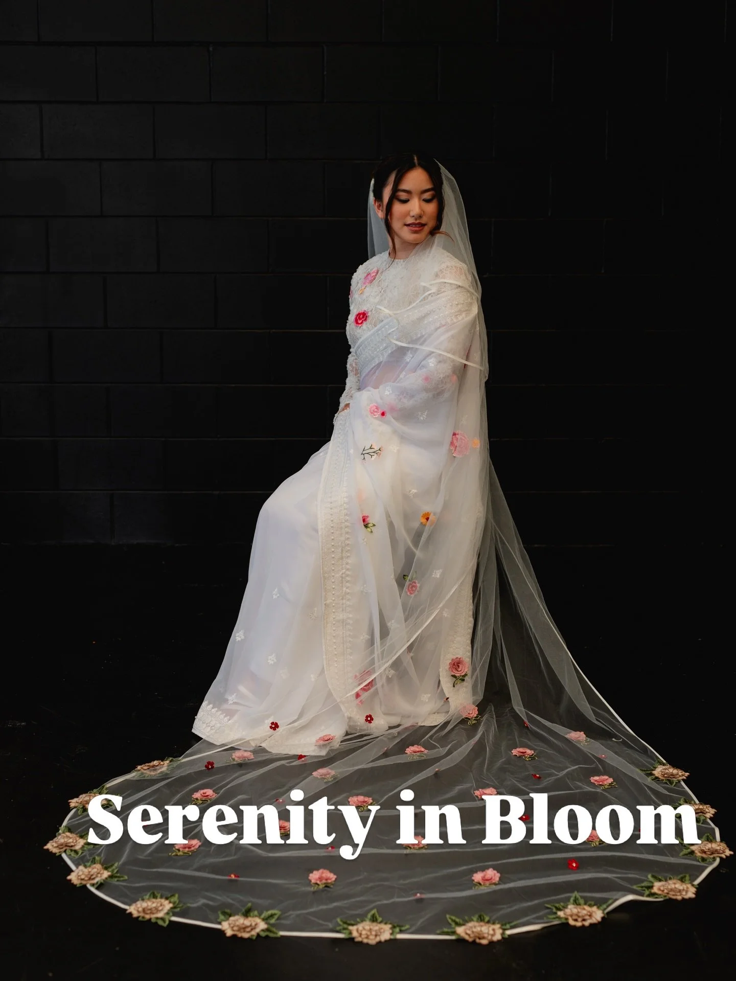 Serenity in Bloom 🤍

She kept the saree&hellip; and added the veil.

For the Christian bride who wants both saree draped and the veil. Faith and culture, tradition and softness, all in one look.

Now available to rent at @aaryavibridal 

Model: @jch