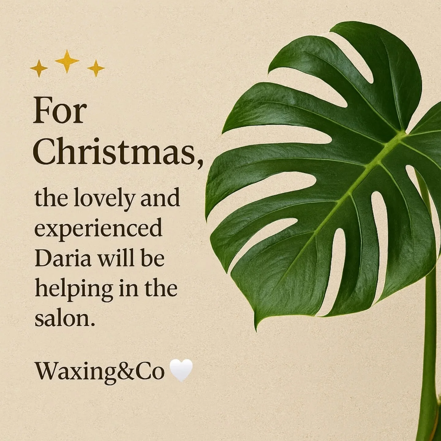 For the Christmas season, Daria will be assisting for a few days in the salon. 🎅
Til jul vil Daria hjelpe noen dager i salongen. 🎄