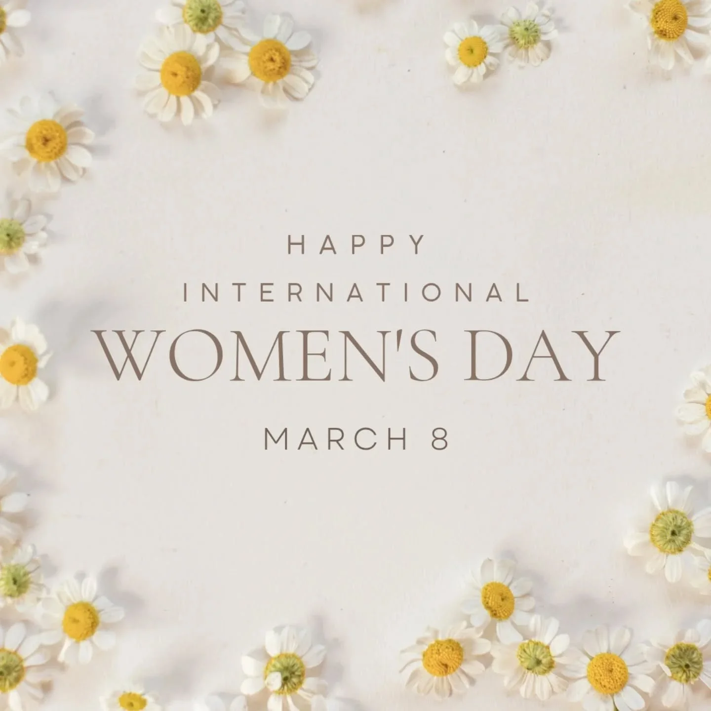 Celebrating the strength, beauty and resilience of women &mdash; today and every day.

Vi feirer kvinners styrke, skj&oslash;nnhet og motstandskraft
 &mdash; i dag og hver dag.

Happy International Women&rsquo;s Day ✨ 🌷