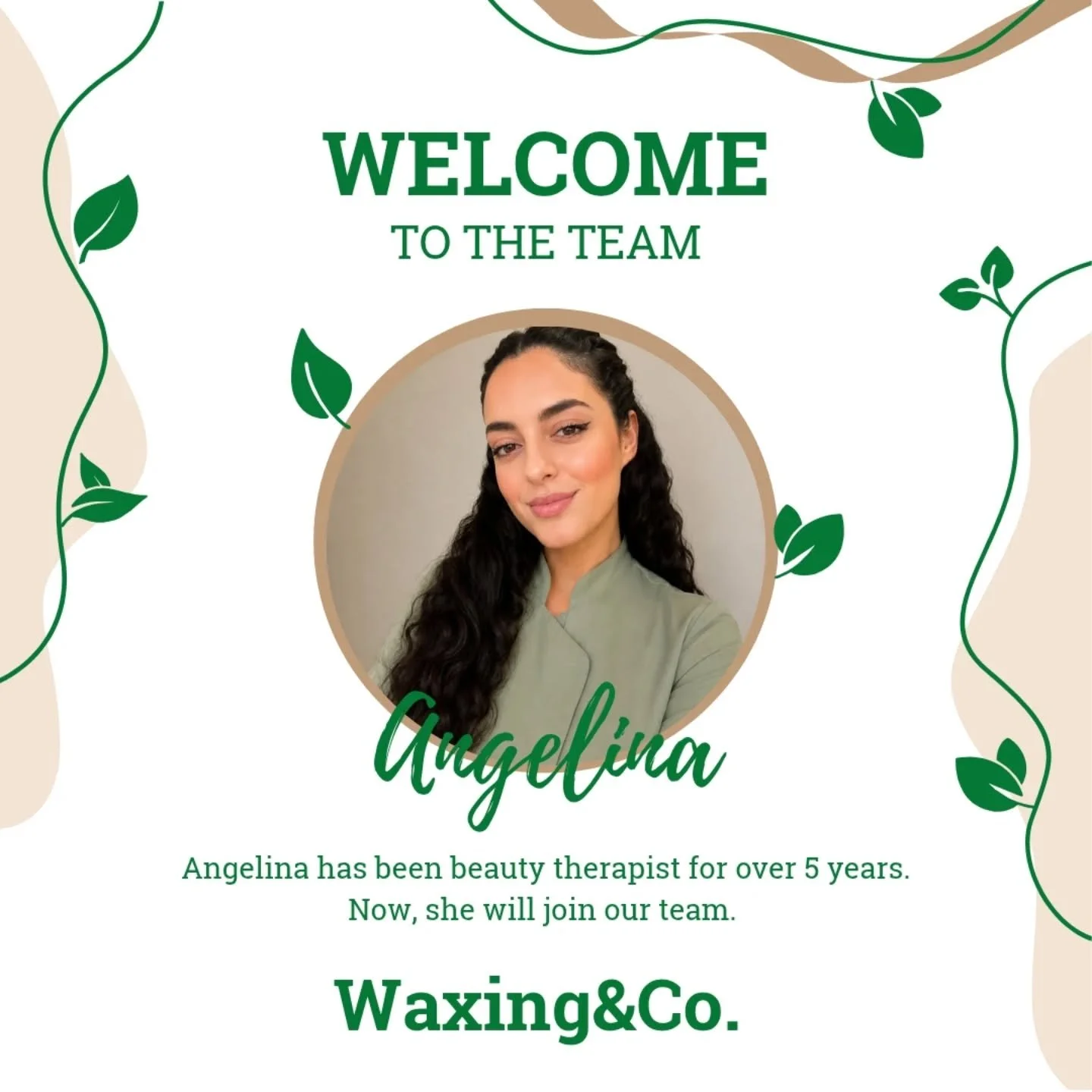 Angelina is a Senior Beauty Therapist &amp; Waxing Specialist with 5 years of experience in the beauty industry. ✨

She will be joining Waxing&amp;Co from 1 June and will work according to our standards and protocols, offering the same high level of 