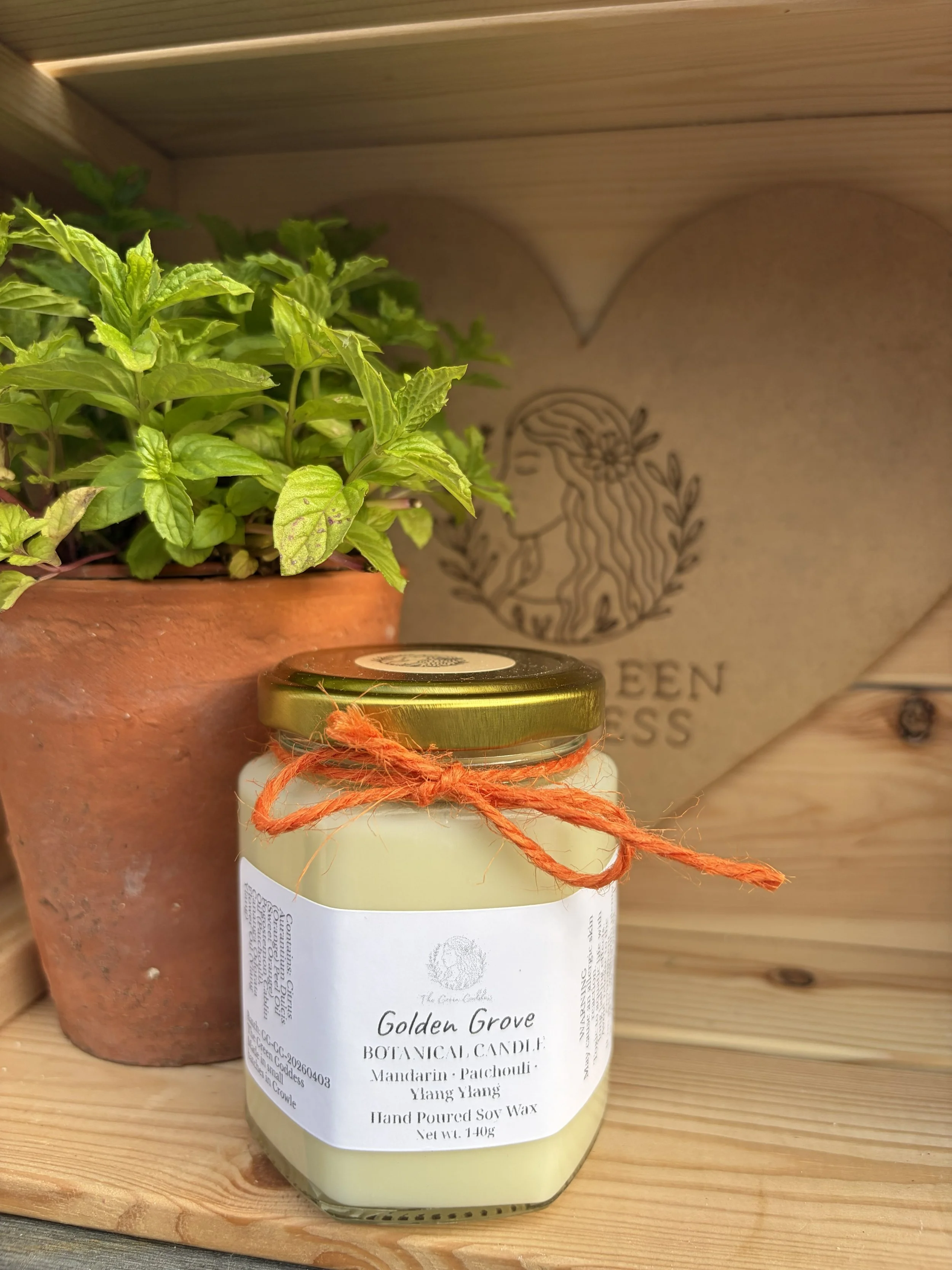 Golden Grove Botanical Candle