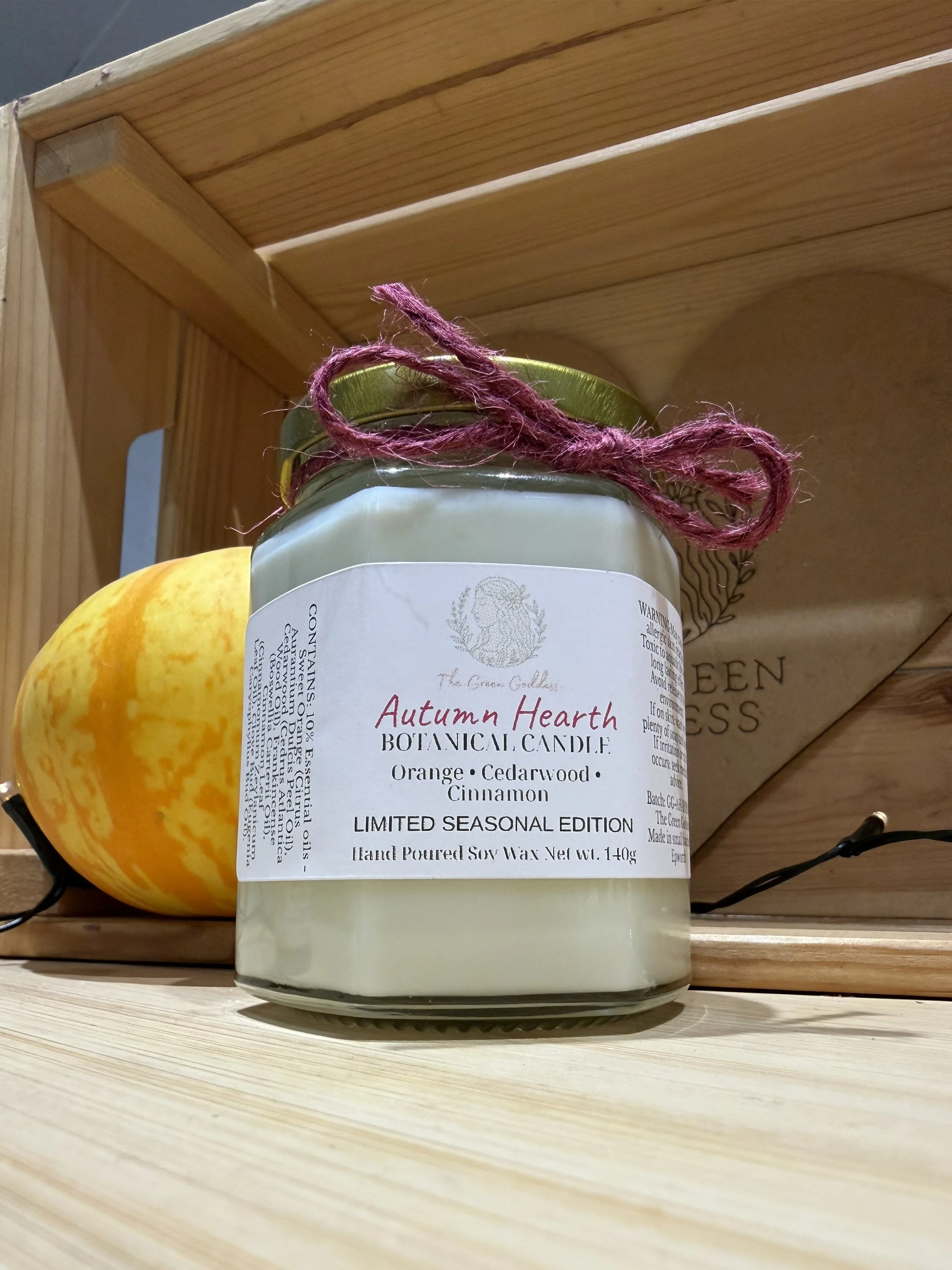 Autumn Hearth – Limited Edition Soy Wax Candle