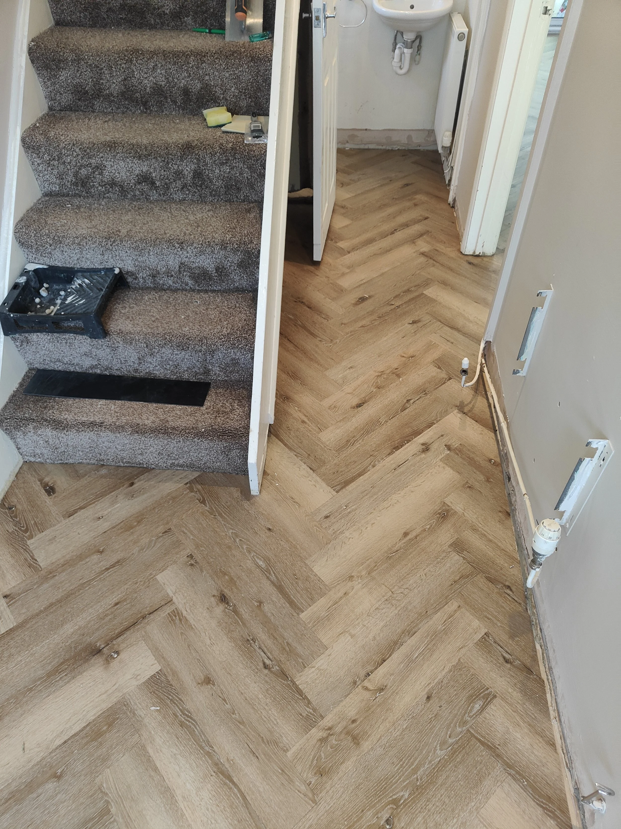 Lvt herringbone in Quedgeley