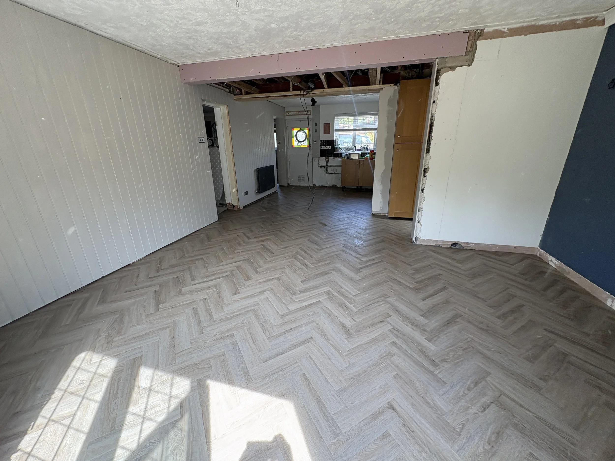 lvt herringbone in stonehouse