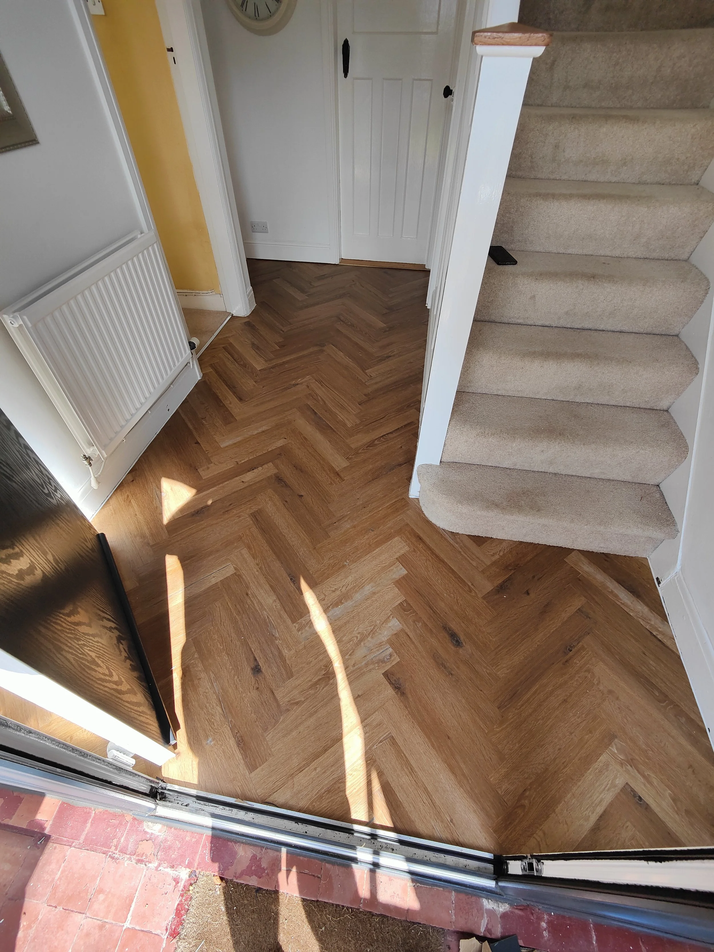 herringbone hallway ebley 