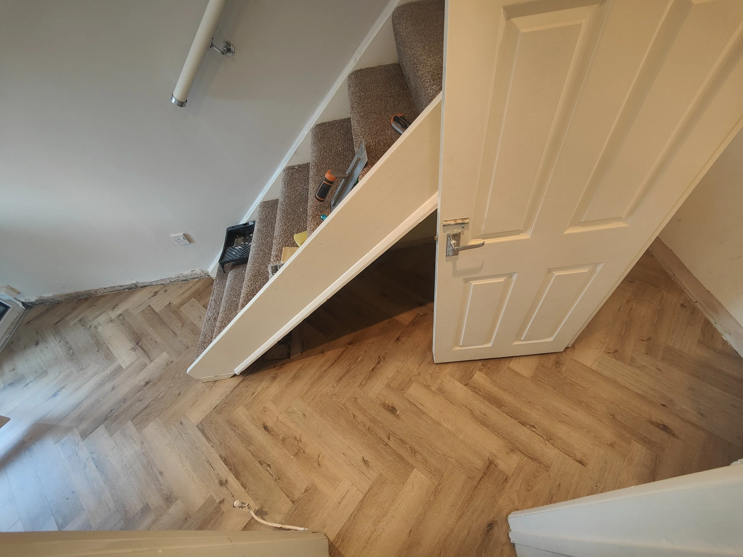 Herringbone hallway kingsway