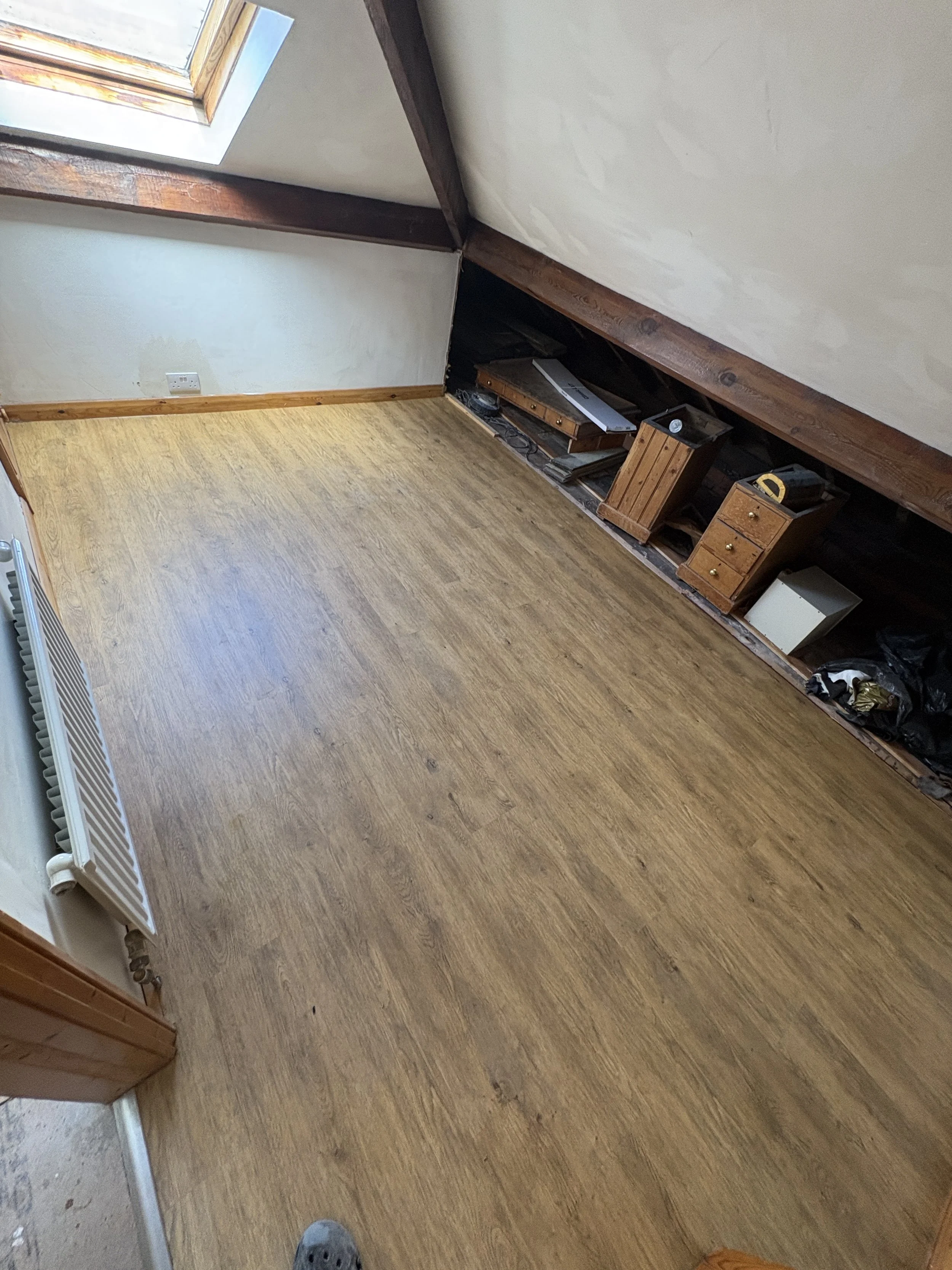 Attic Room LVT Installation in Stroud: The Importance of Choosing the Right Adhesive