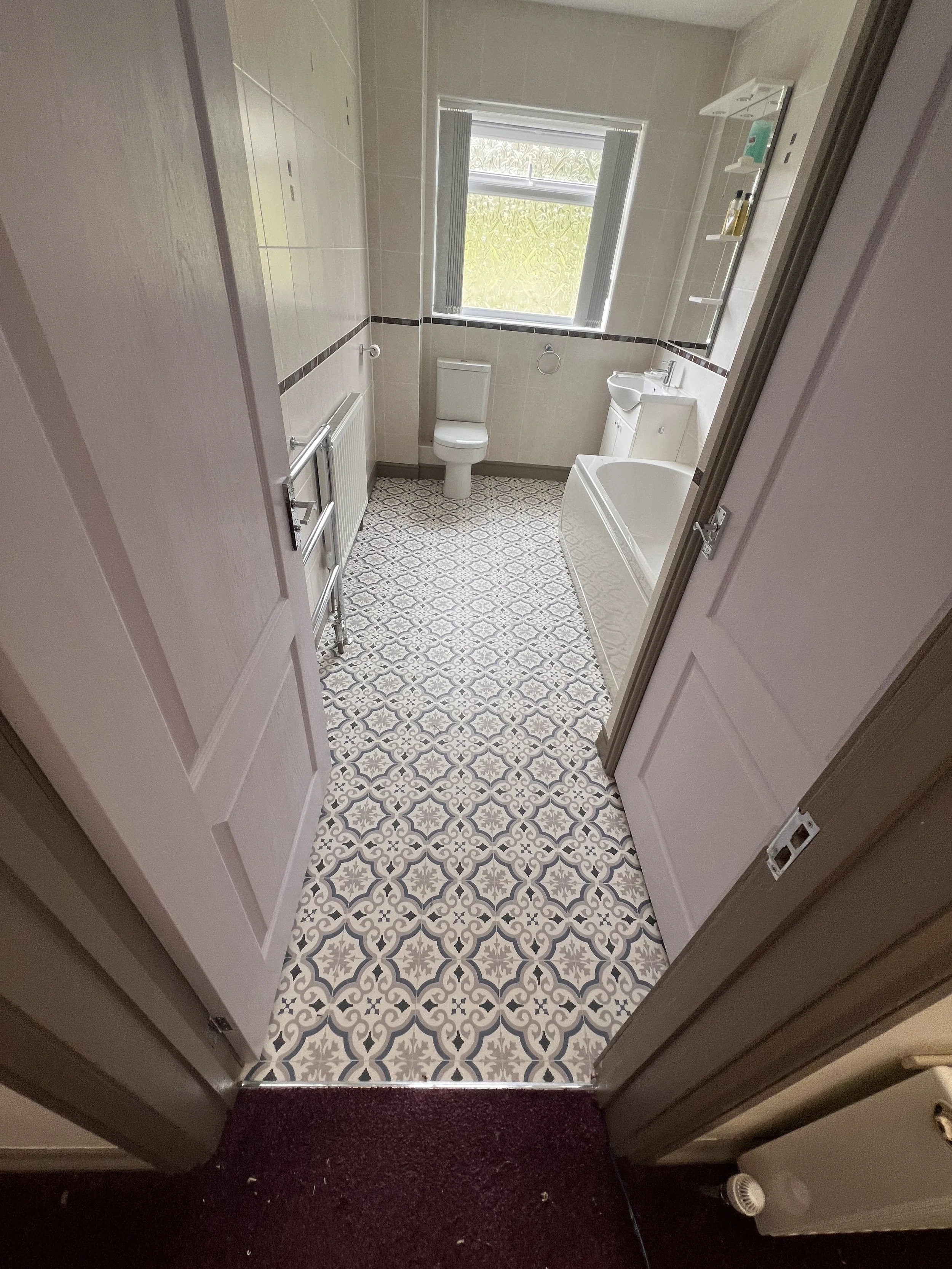 bathroom vinyl pattern stroud