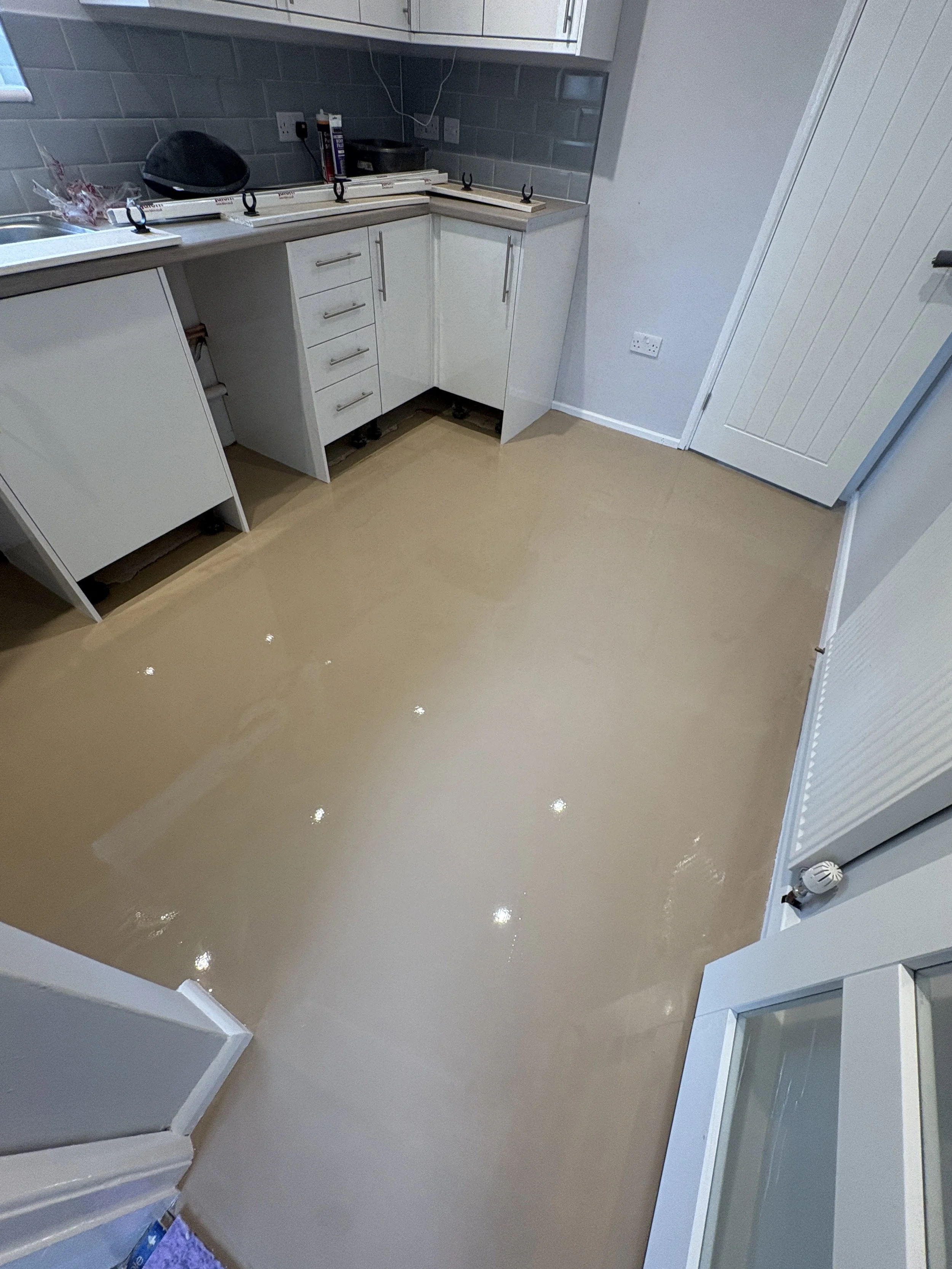 stroud Latex Screed Kitchen