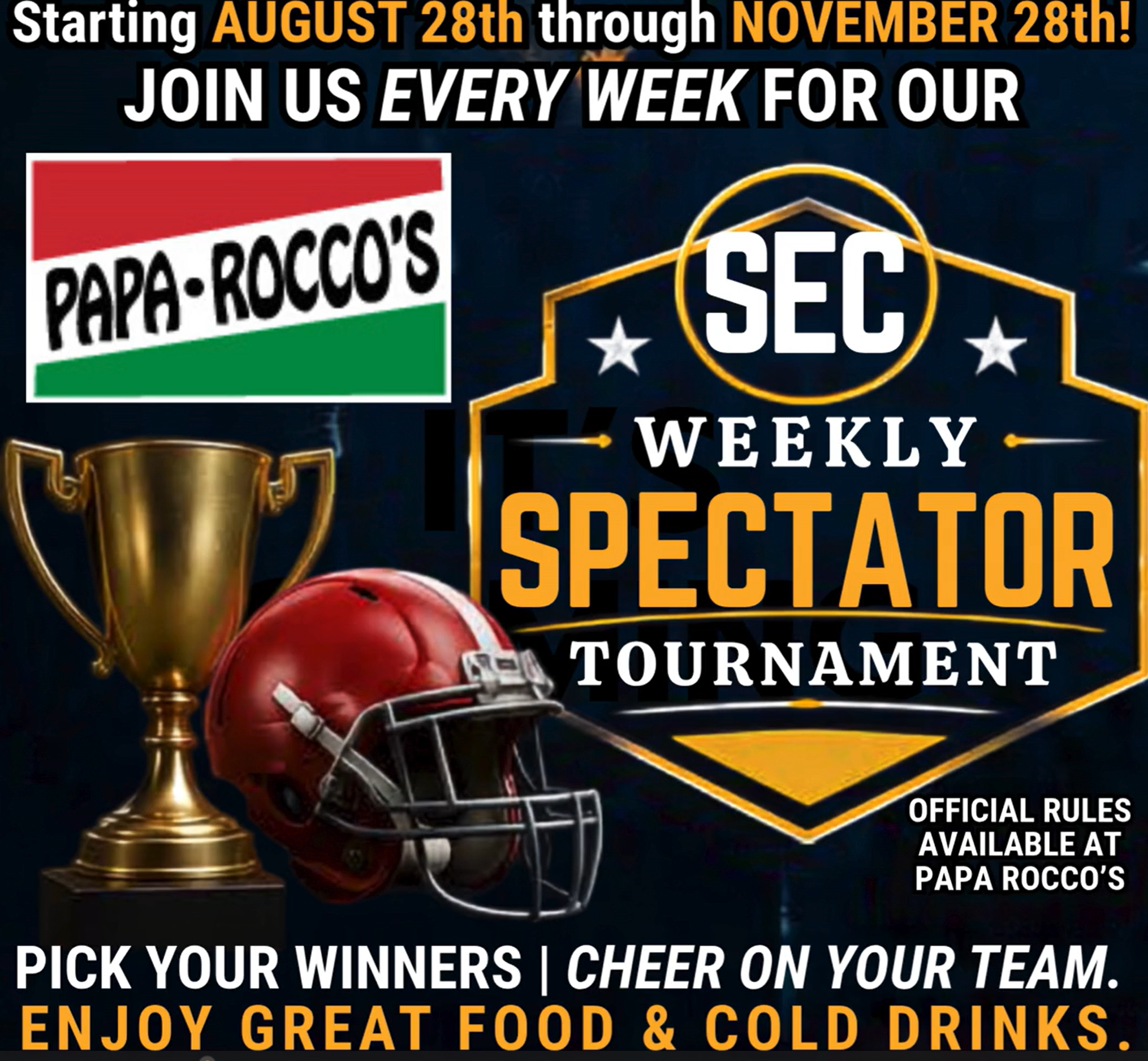 SEC Game Weekly Special Flyer