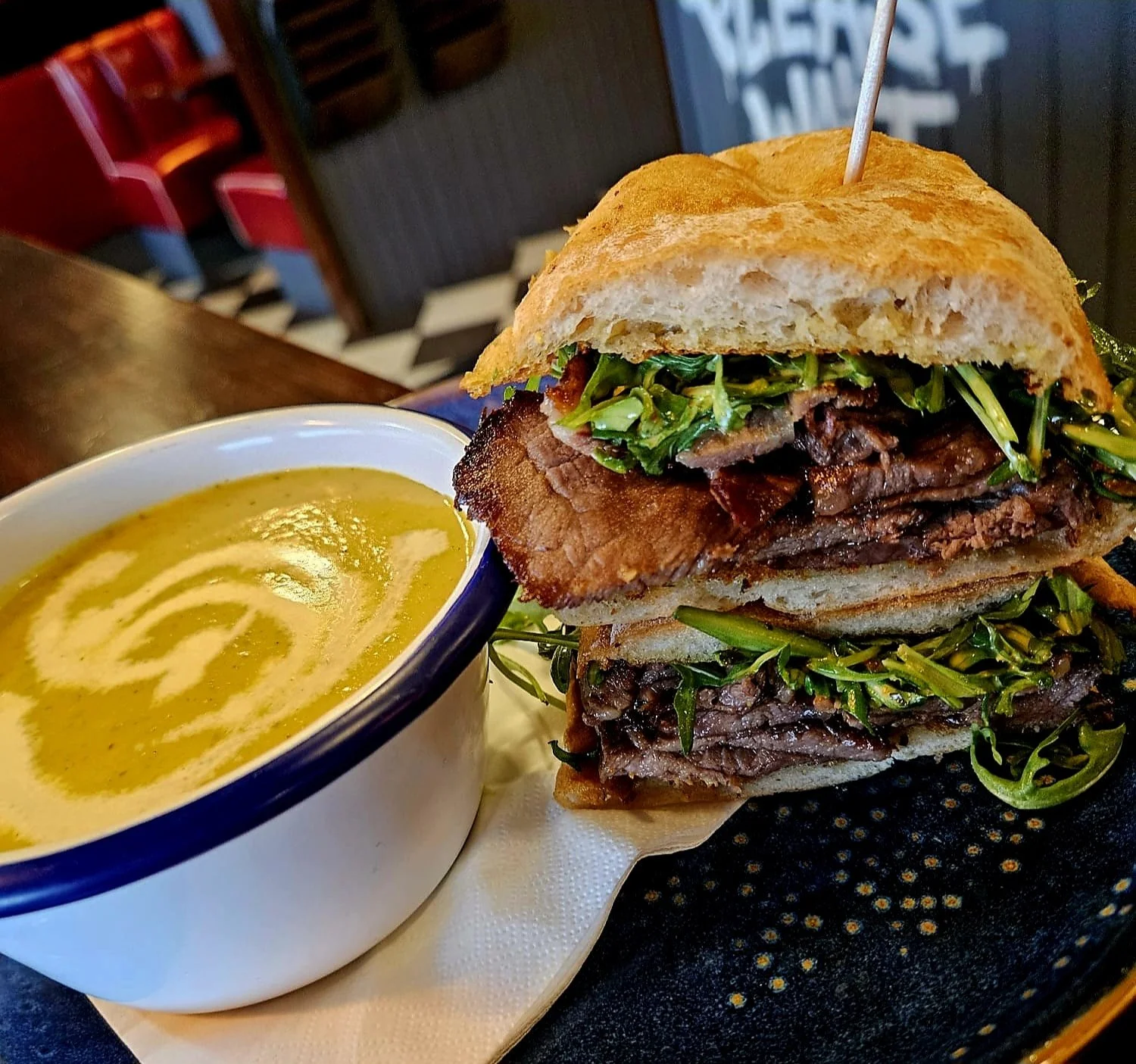 ✨️ LUNCH TIME SPECIALS AVAILABLE NOW FROM #SUGARRAYSBOUCHER 🩶🩶

We are now serving stunning lunch dishes from 12pm every day!

From soups, sandwiches, wraps and more 👌

🥪🌯🍲🙌✨️

Available now!

No need to book ☺️

Open for breakfast from 10am 
