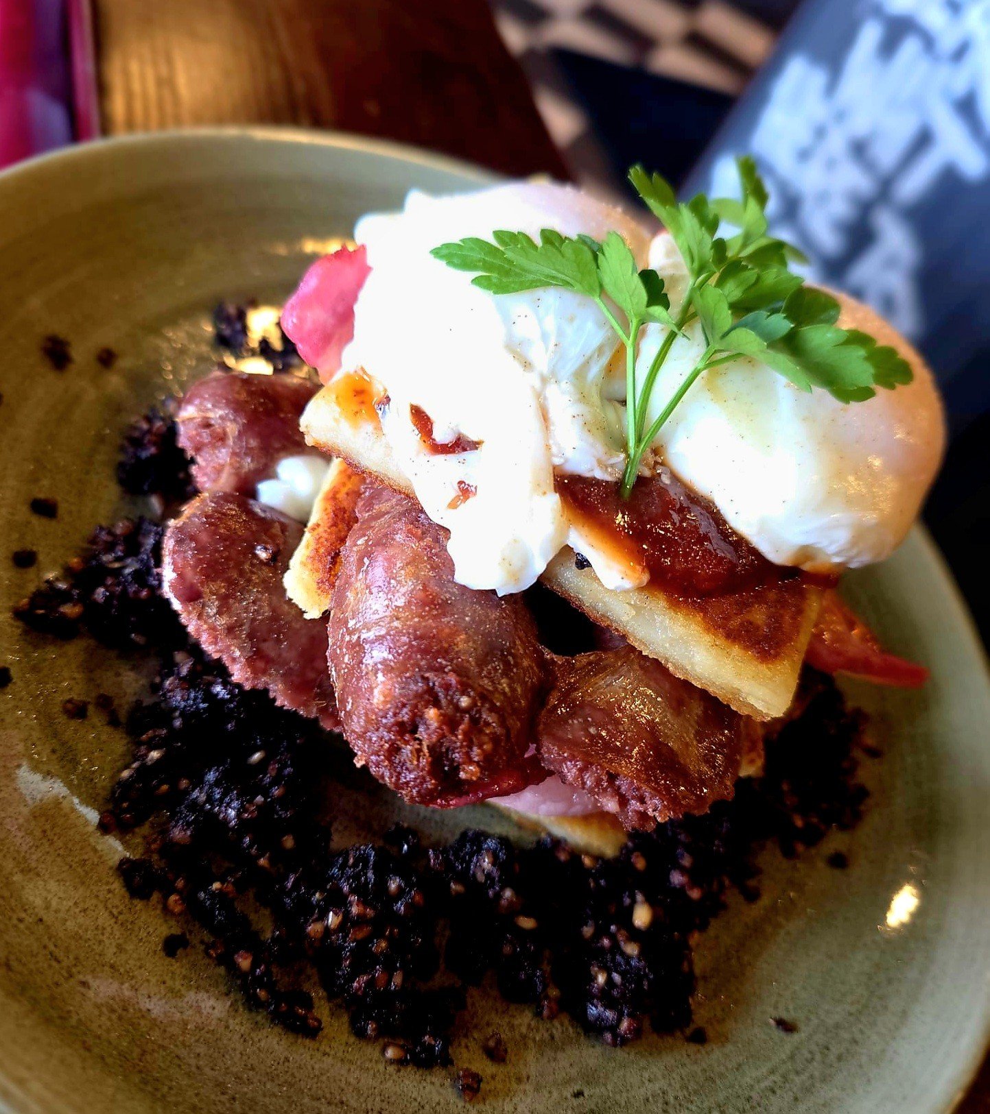 🍳 BREAKFAST STACK 🍳

Potato bread, grilled beef sausage, bacon, poached eggs, with black pudding crumb, and ballymaloe relish 🤤

BREAKFAST SPECIAL AVAILABLE FROM 10AM!!
OPEN FROM 10AM UNTIL LATE 

NO NEED TO BOOK 

COME ON DOWN AND GRAB A TABLE AT