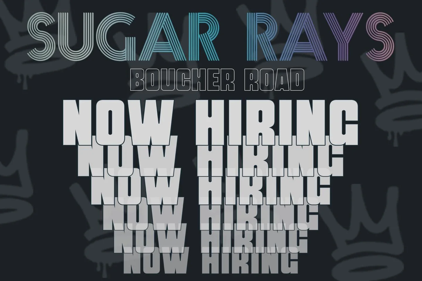 📢 EXCITING JOB OPPORTUNITIES 📢

✨ FRONT OF HOUSE SERVERS - Part time positions available

We are currently hiring for the above to join our Sugar Rays Boucher team - 😎 

The ideal candidate should be hard working, flexible &amp; must be able to wo