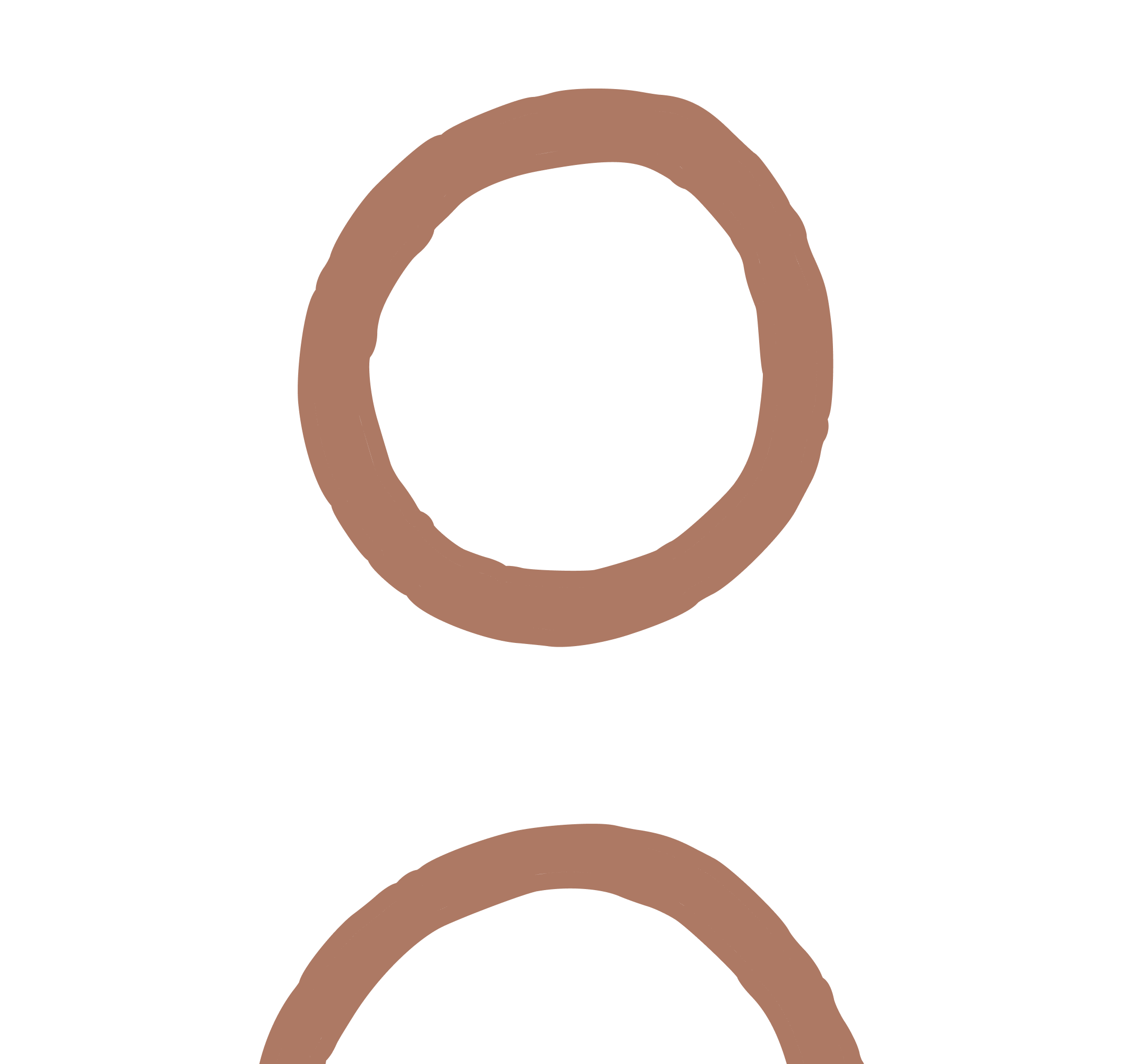 Logo Icon of the The Flow - Hand Drawn illustration of a person