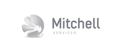 Mitchell Services logo with a stylized gray and white bird emblem and the company name in gray text on a white background.