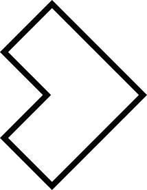 Black, two-pronged electrical plug with a cord