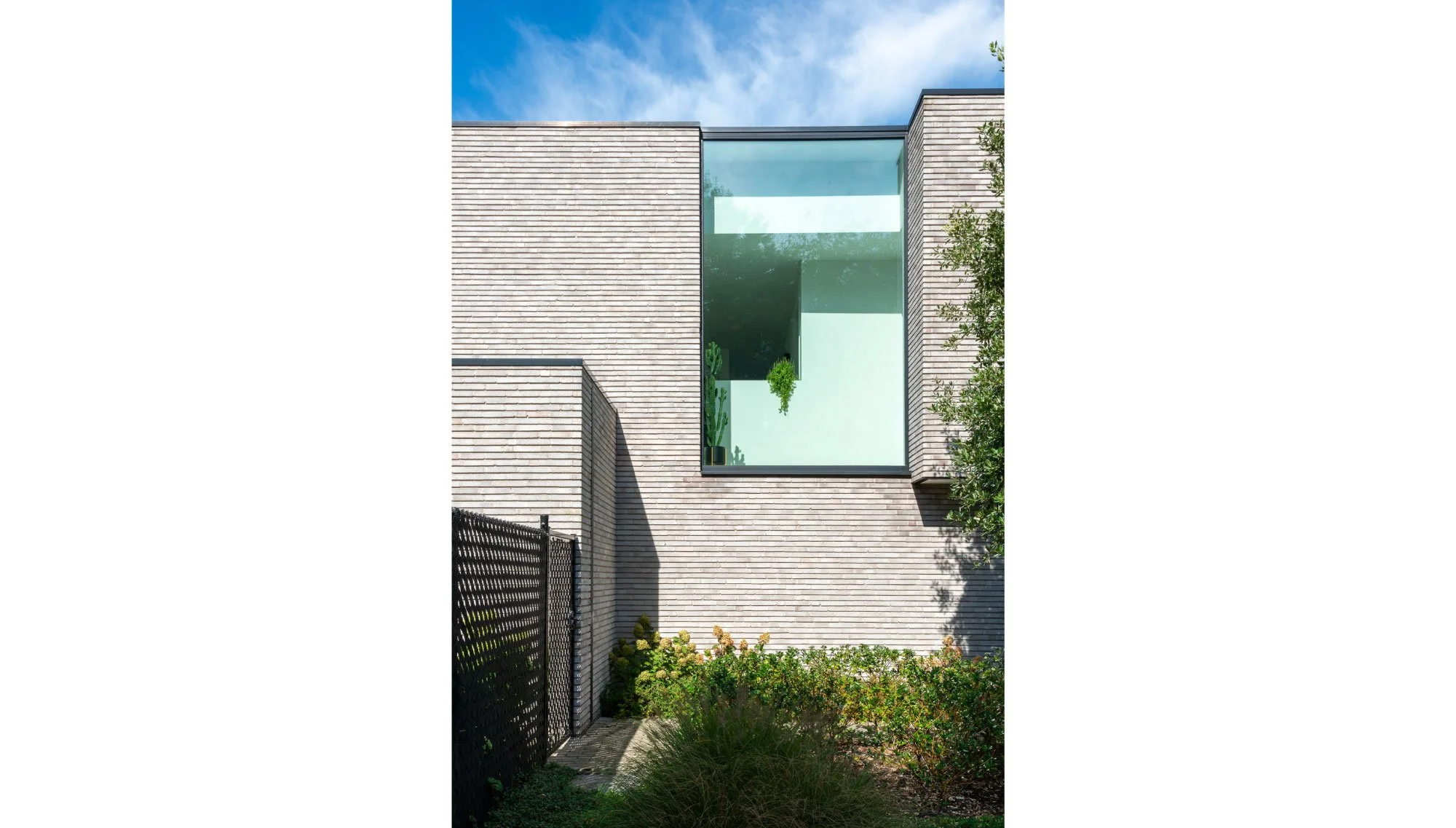 Detail nieuwbouwwoning ontworpen door Gert Anthonissen. 