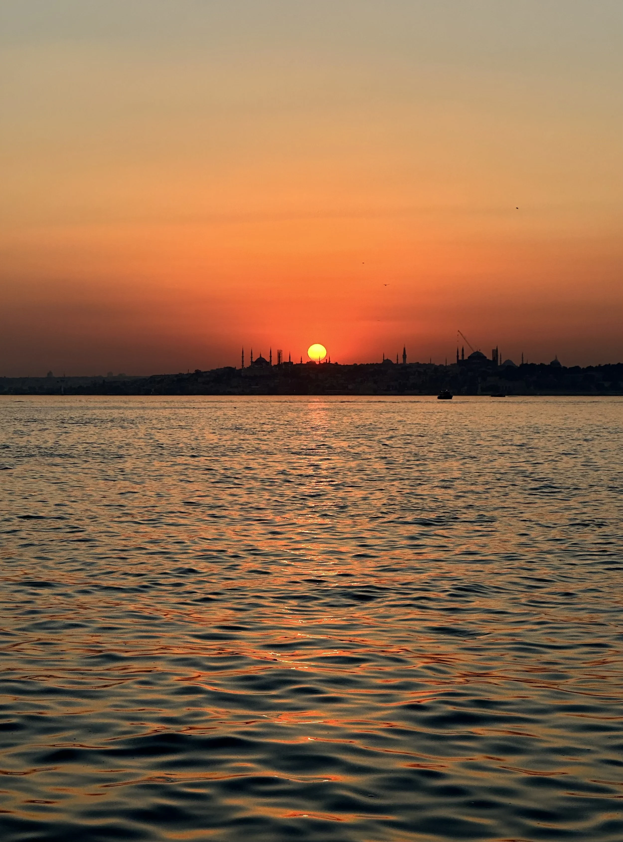 Sunset in Istanbul, Türkiye July 2025