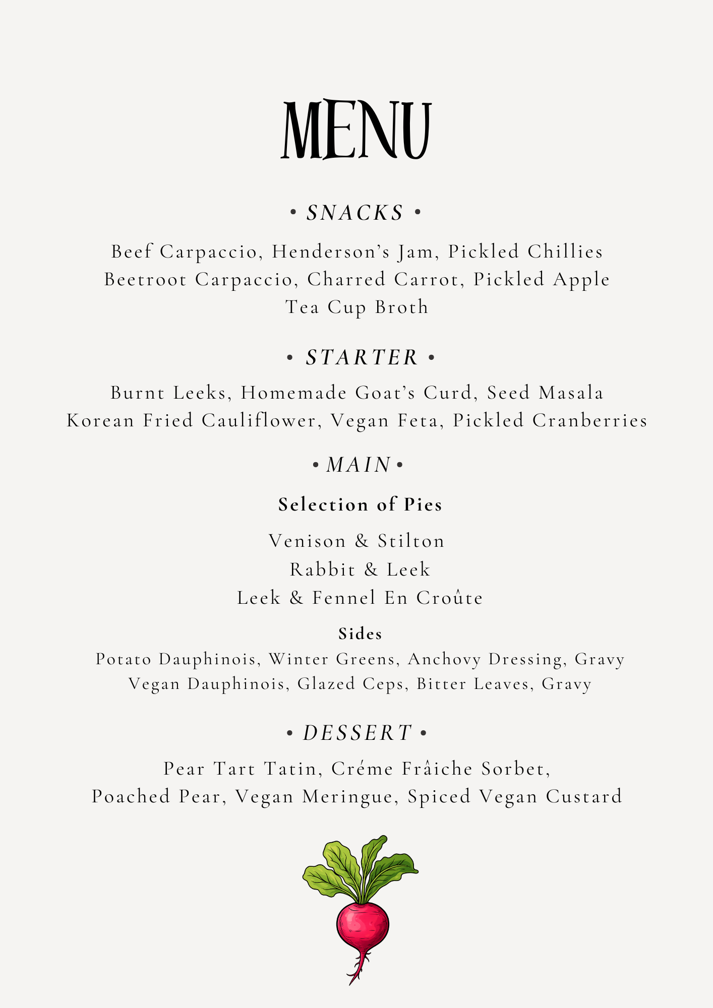Menus | Explore Local Menus Today — whataradish.com