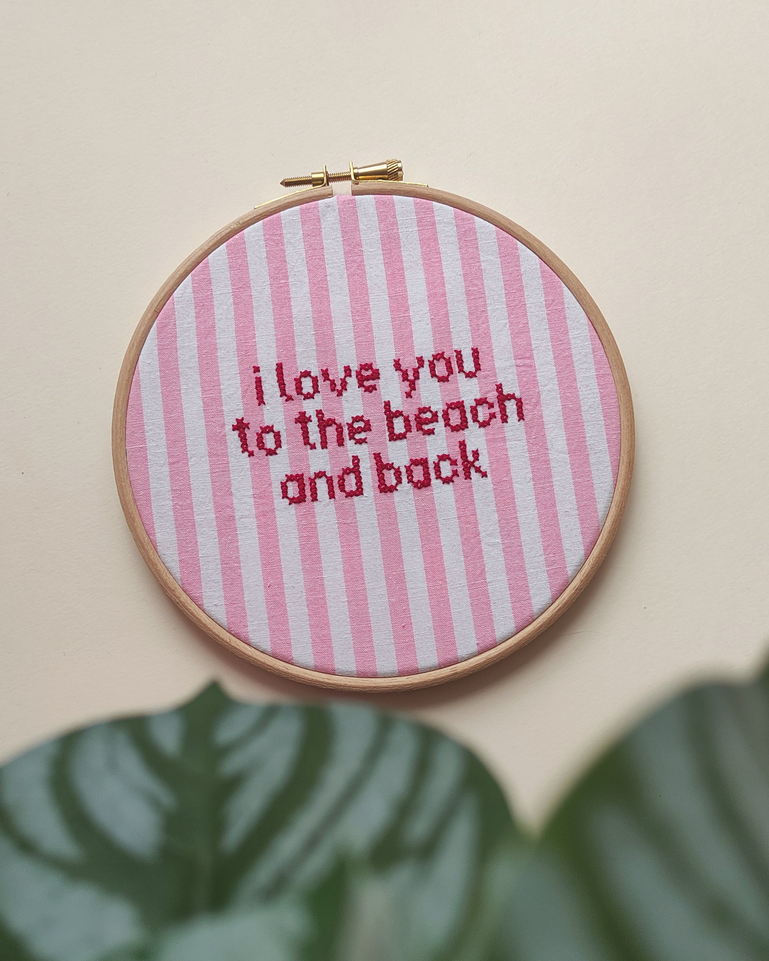 I love you to the beach and back