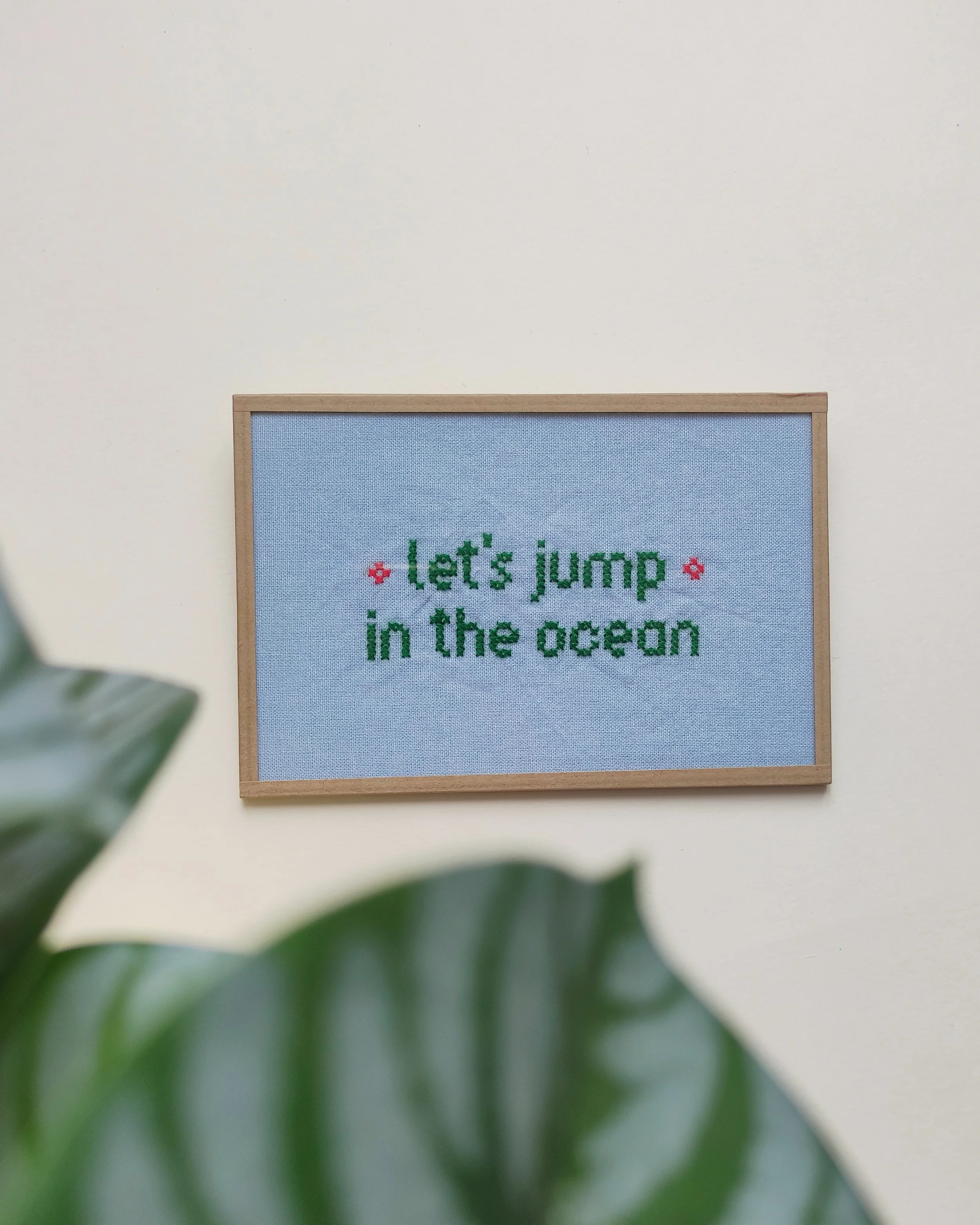 Let's jump in the ocean