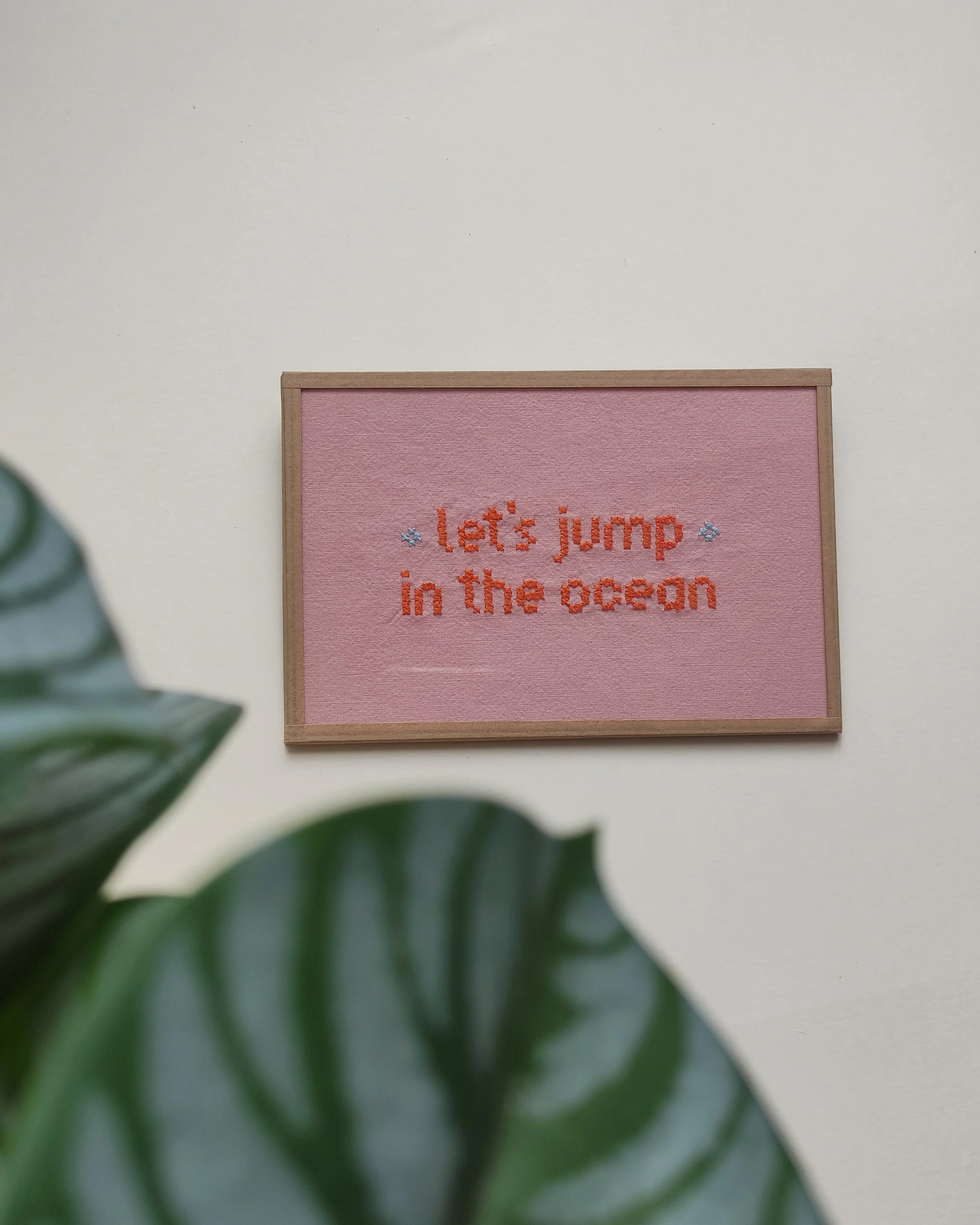 Let's jump in the ocean