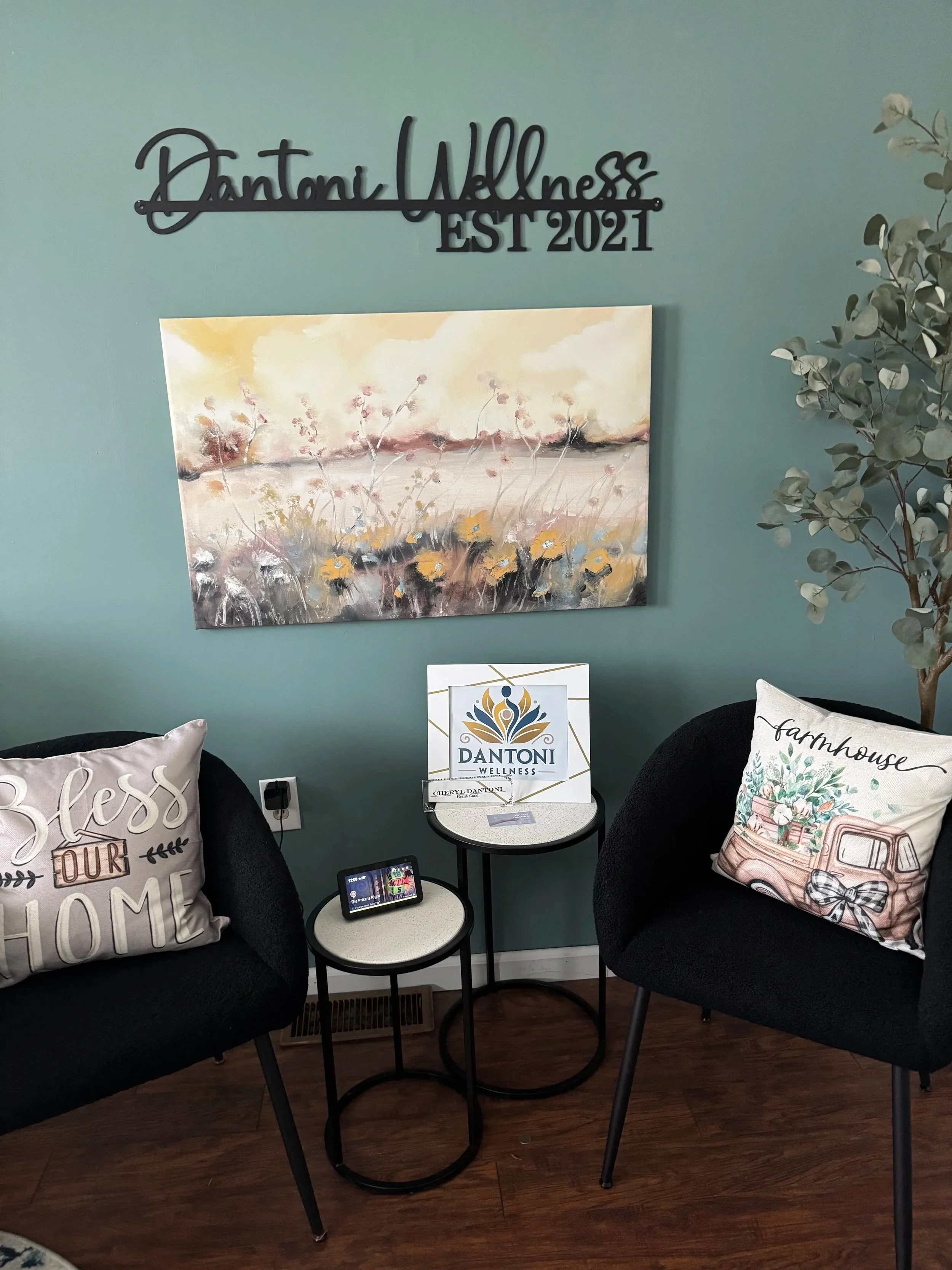 Dantoni Wellness coaching studio space in Marlboro, New Jersey