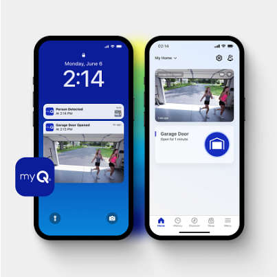 LiftMaster MyQ smart garage door opener app control from smartphone