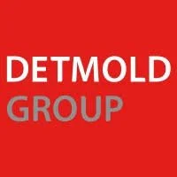 Detmold Group logo on a red background