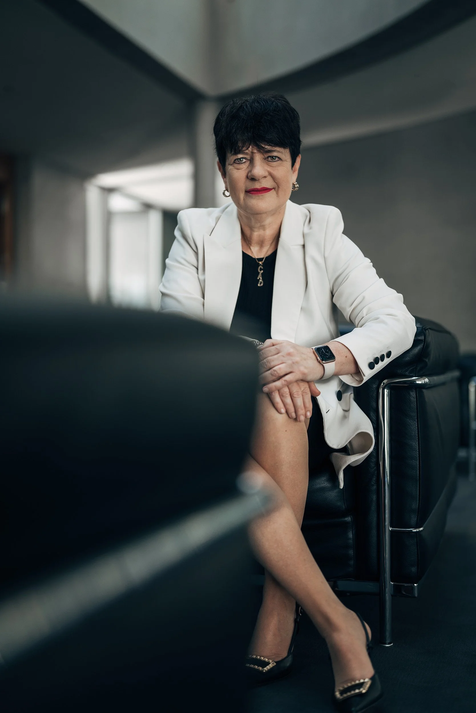 Christina Aschenberg-Dugnus im Deutschen Bundestag, politisches Porträt von Stefan Trocha